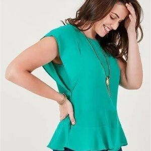 Women's Green Addison Top Stella and Dot